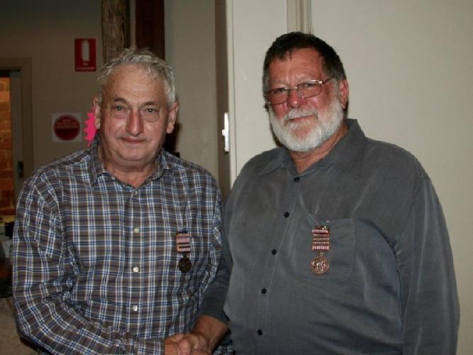 From Left to Right: National Medal Recipients Don Cameron & Paul Kenny.