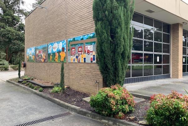 Montrose Murals promote fire safety