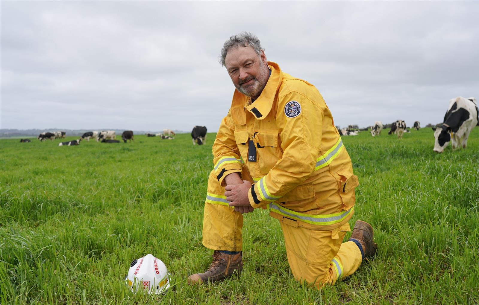 Corangamite Group Officer, Larpent Fire Brigade member and President of Dairy Farmers Victoria Mark Billing