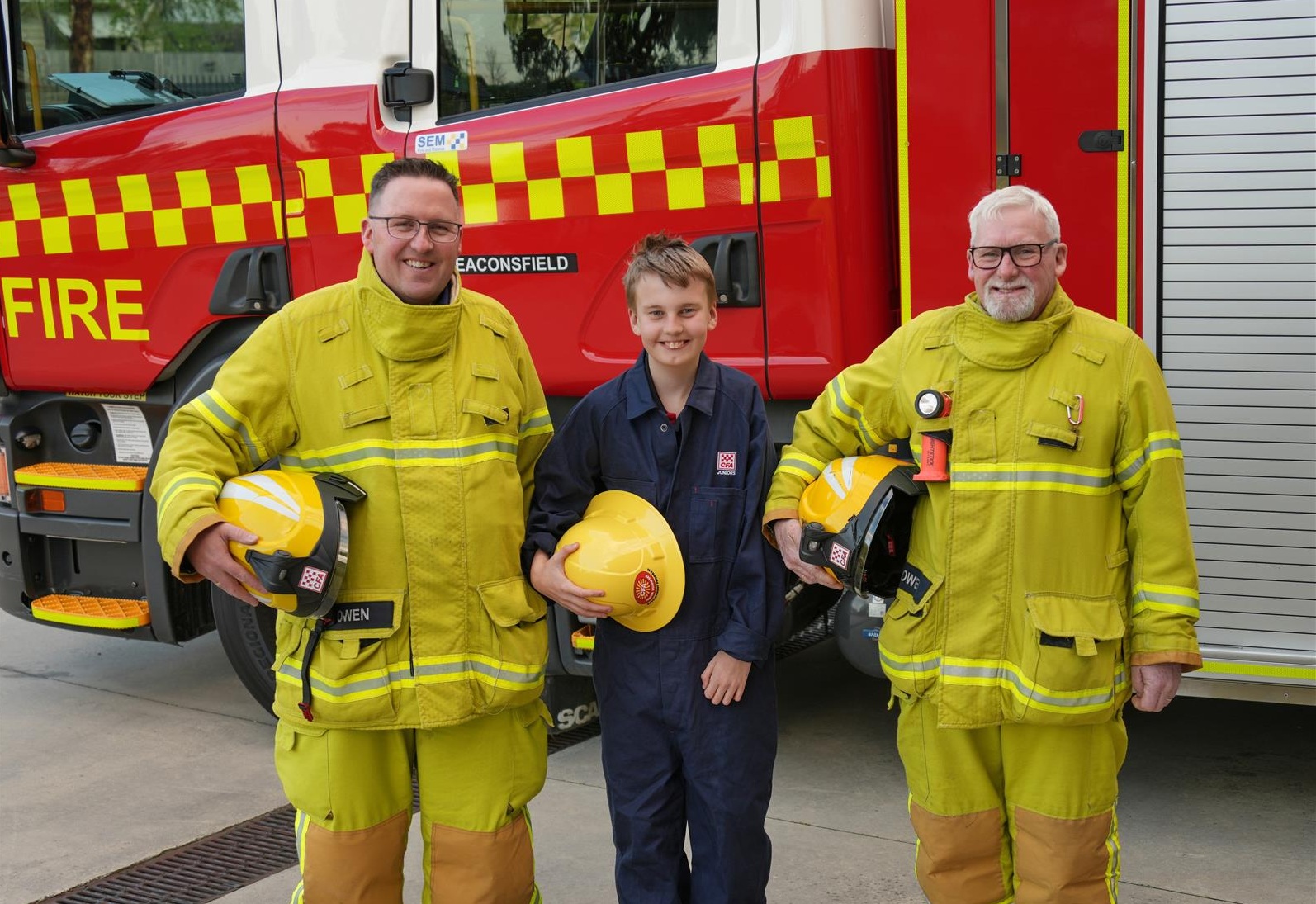 Glynn, Liam and Rhys Owen