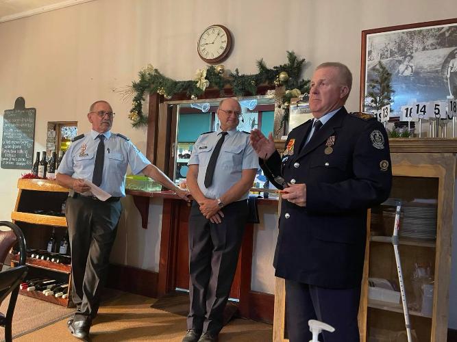 Long-serving Koondrook Fire Brigade member receives recognition