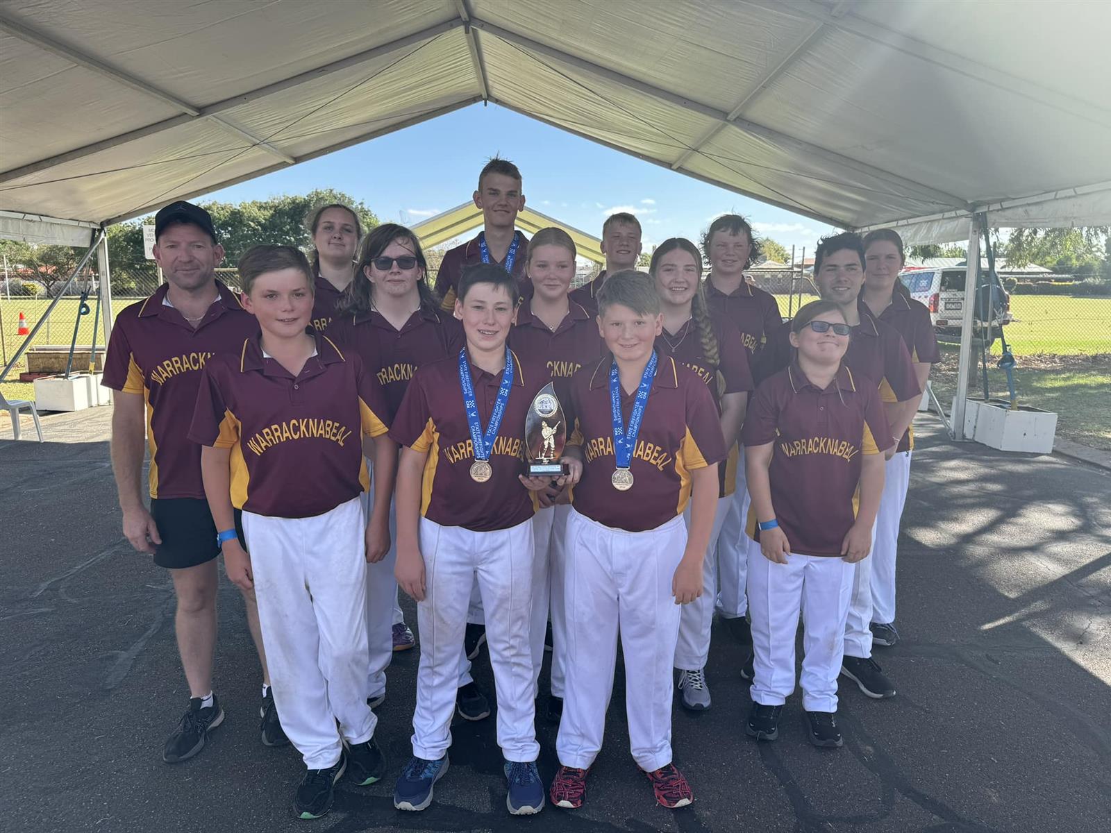 The Warracknabeal Juniors at the State Championships