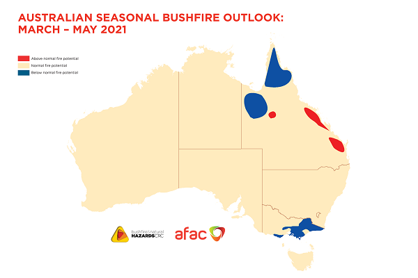 Autumn outlook predicts reduced bushfire risk