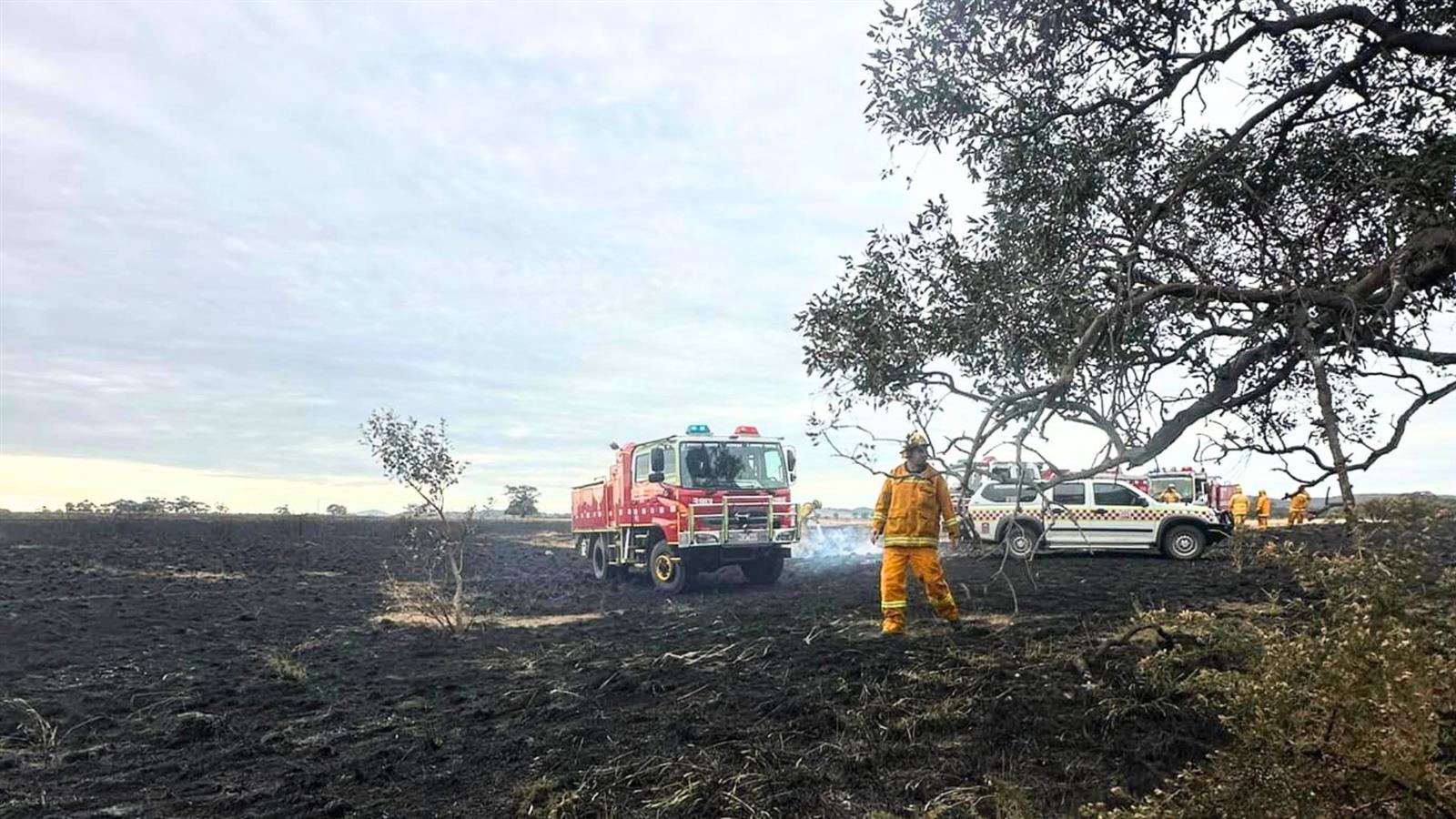 Toolern Vale Fire Brigade responded to a private escaped burn-off