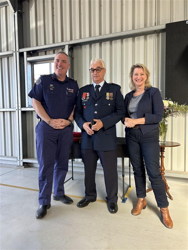 CO Jason Heffernan, Cpt Greg Archer, Minister Vicki Ward