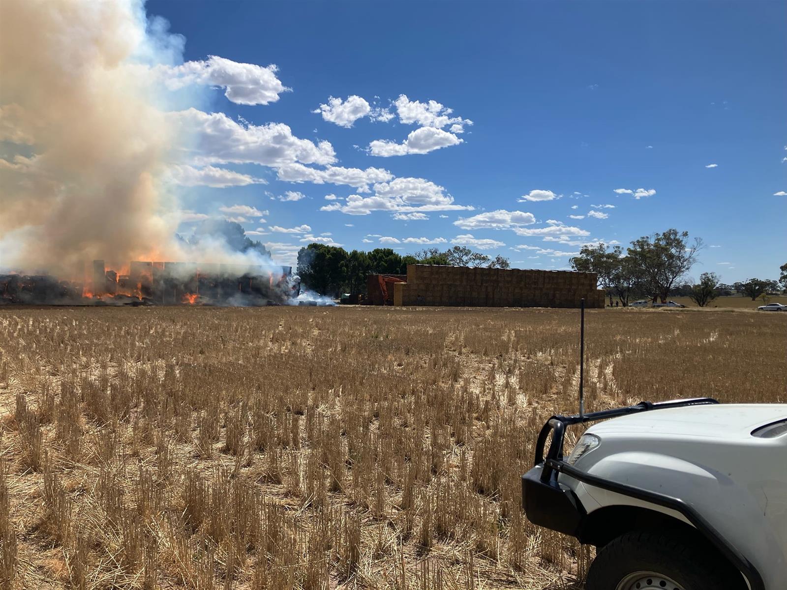 Farmers urged to monitor damp haystacks for fire risk | CFA News & Media