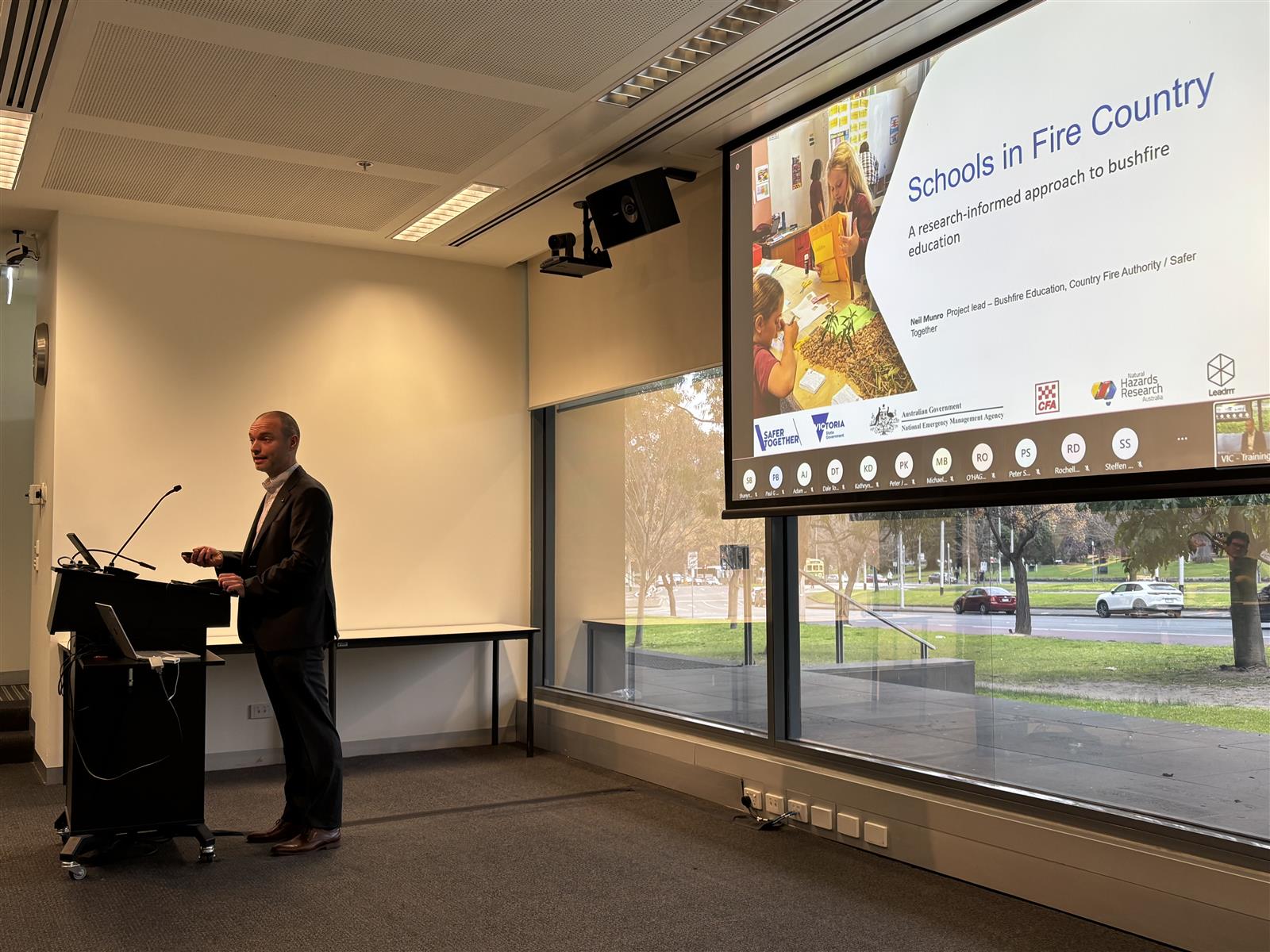 CFA Project Lead for Bushfire Education Neil Munro