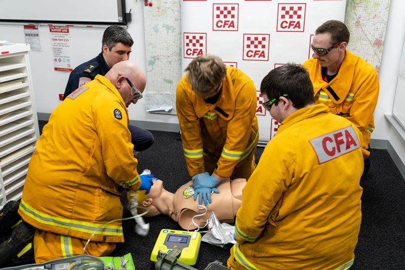 CFA brigades training to respond as part of the Fire Medical Response program