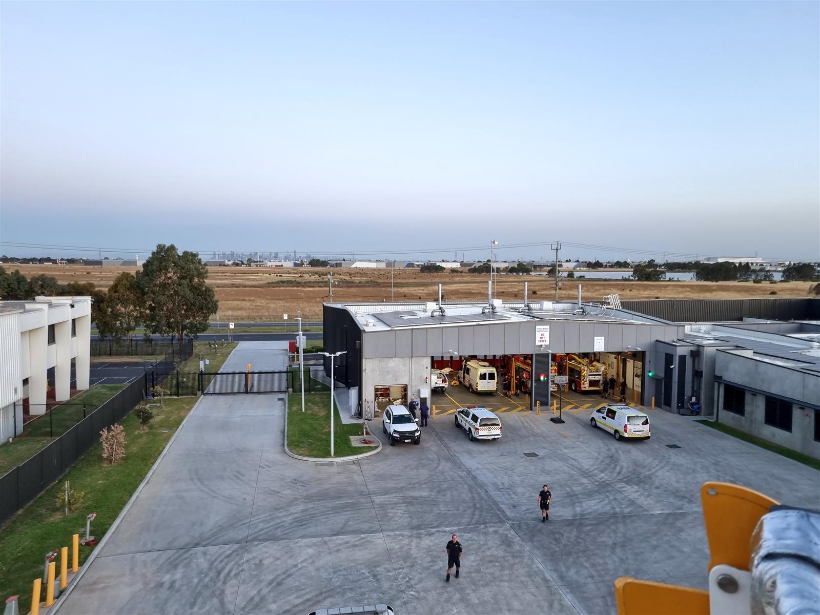 Aerial view from the back of Derrimut Fire Station (59)