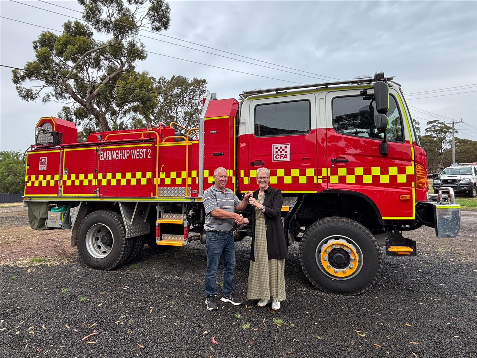 Capt Brendan McKnight & MP Maree Edwards