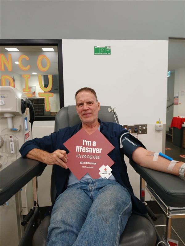 Members from around the North West donating