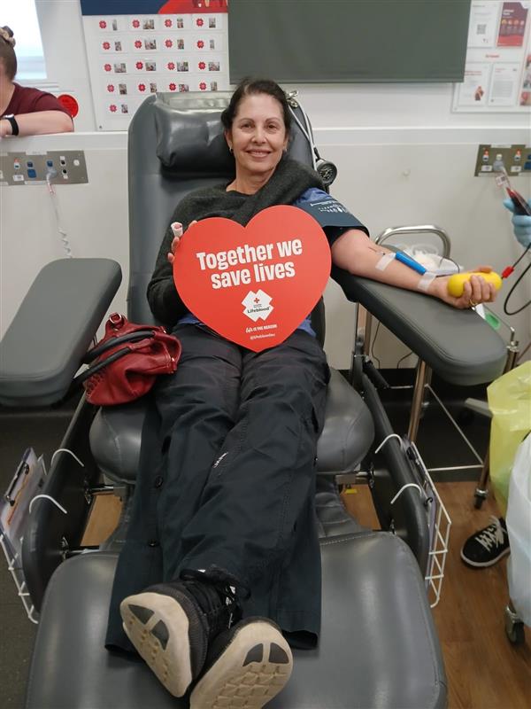 Members from around the North West donating