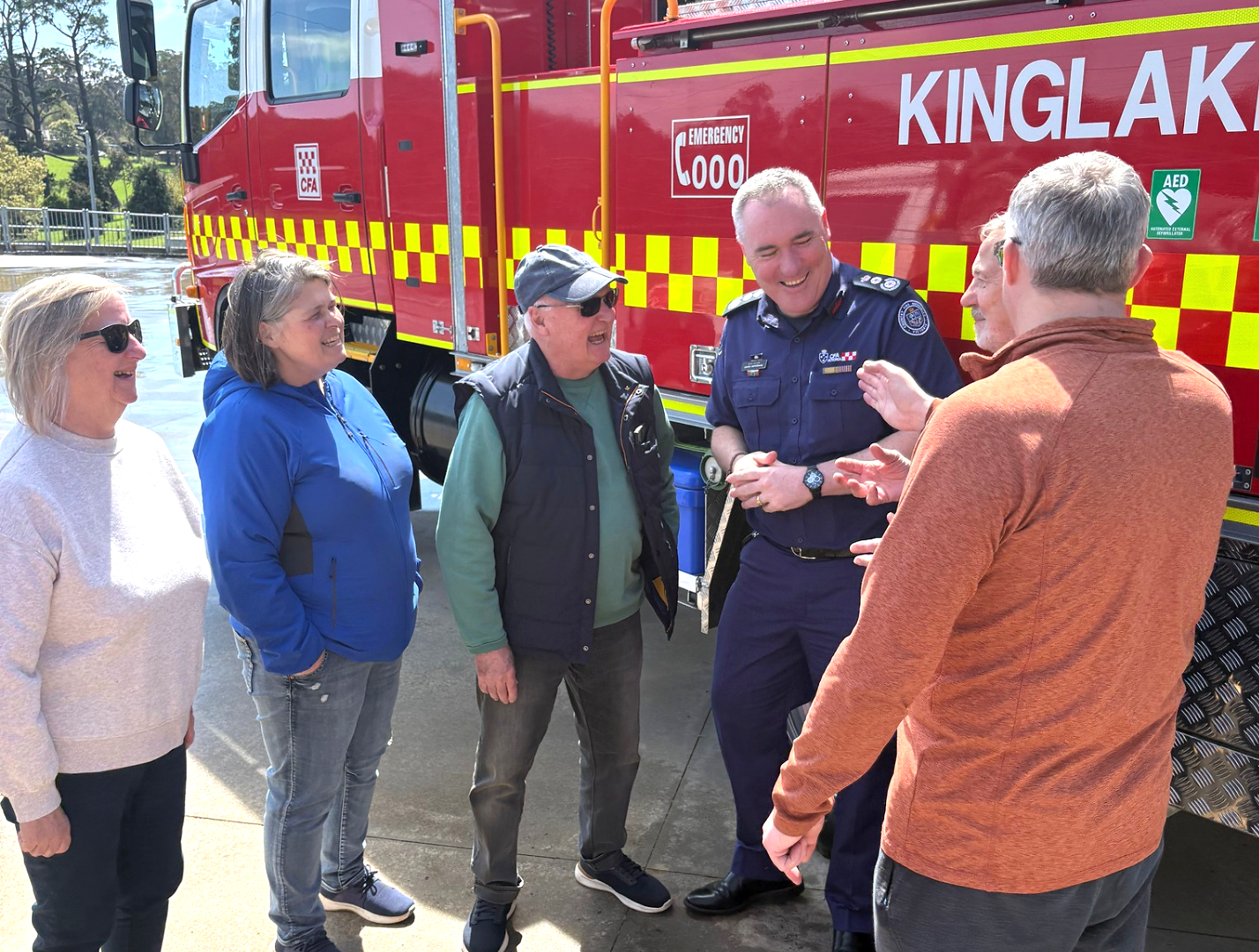 Jason with members at Kinglake