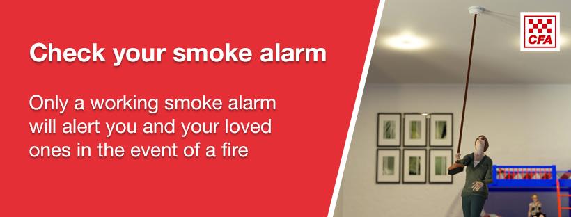 Add checking your smoke alarms to your at home to-do list