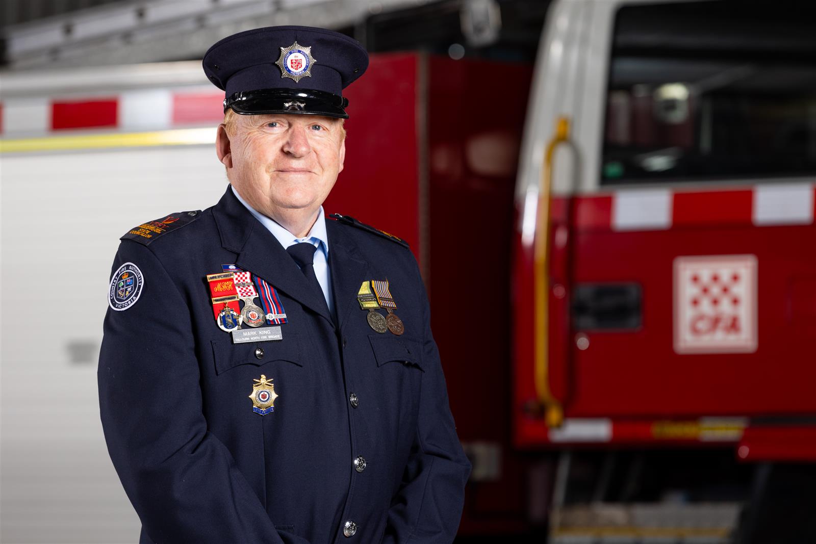 Mark King has received the Australian Fire Service Medal