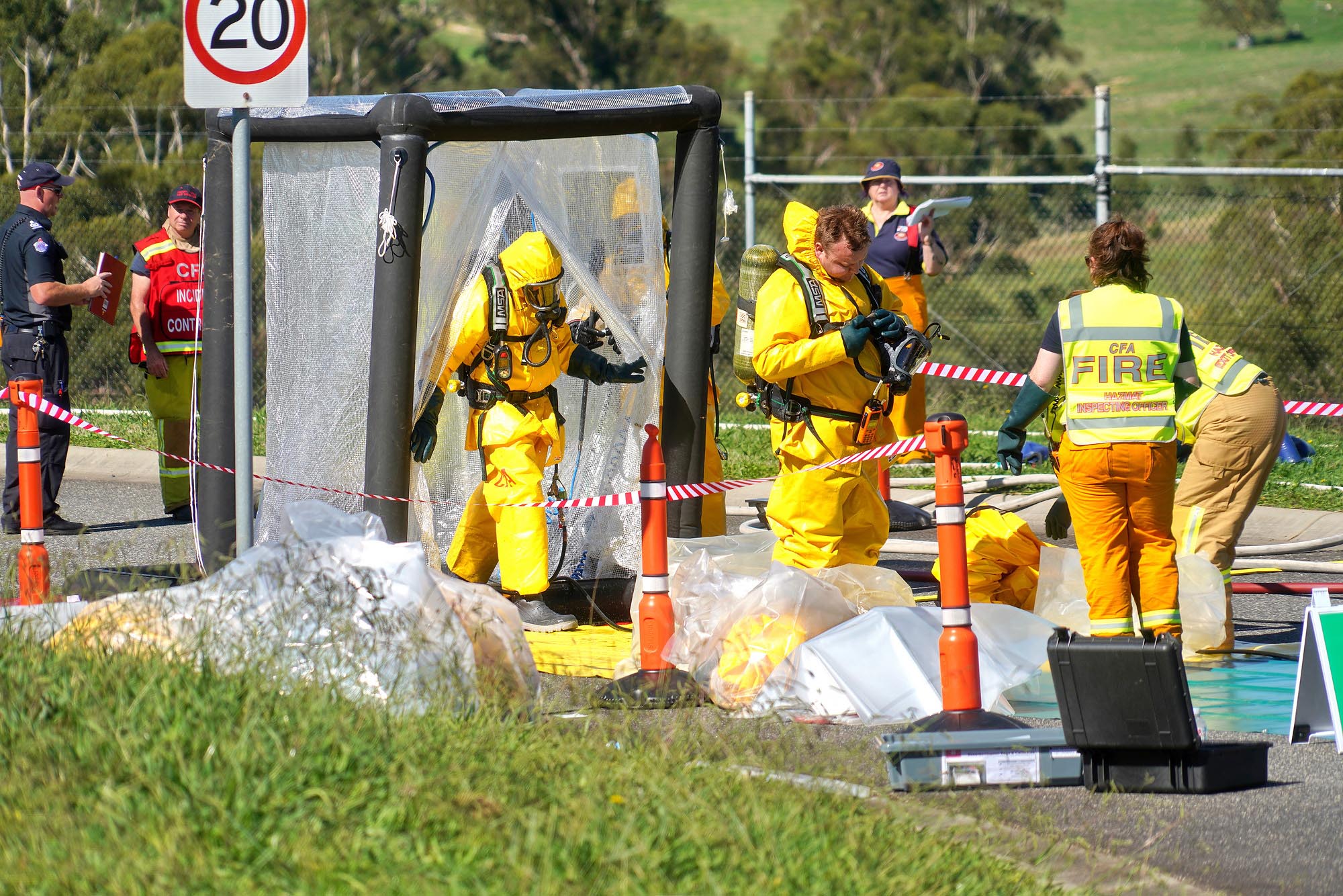 Image of decontamination zone