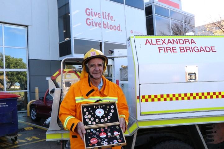 Blood donation record holder Bob Goninon