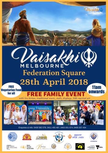 Sikh festival of Vaisakhi at Federation Square 