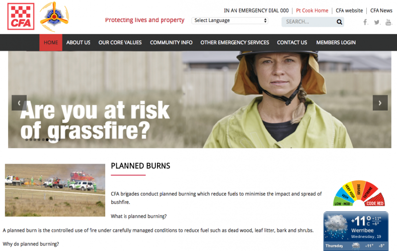 New website for Point Cook Brigade